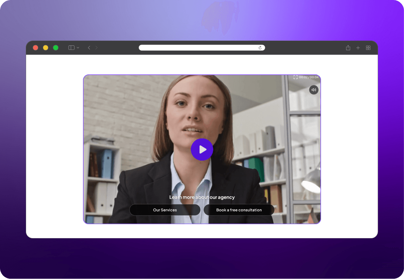 interactive video for marketing agency